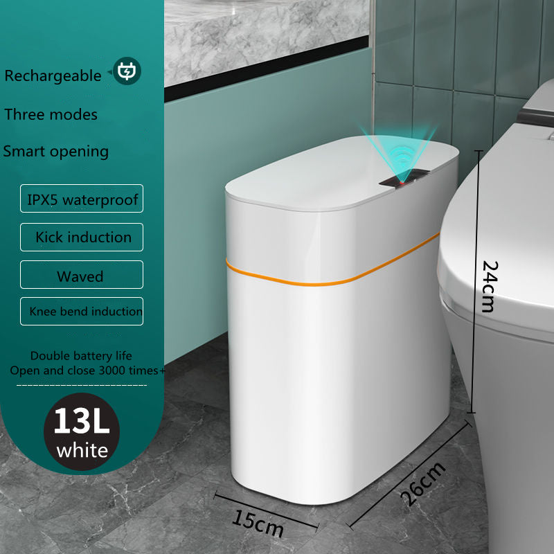 Smart Trash Can With Lid For Bedroom And Living Room - Lets Take It Now