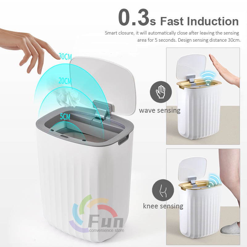 Smart Trash Can With Lid For Bedroom And Living Room - Lets Take It Now