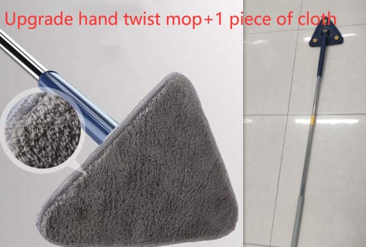 360 Extendable Triangle Rotatable Adjustable Cleaning Mop - Lets Take It Now