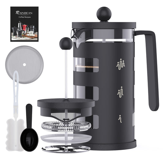 Best French Press Coffee Maker With Heat Resistant Borosilicate Glass And Easy Cleaning - Lets Take It Now