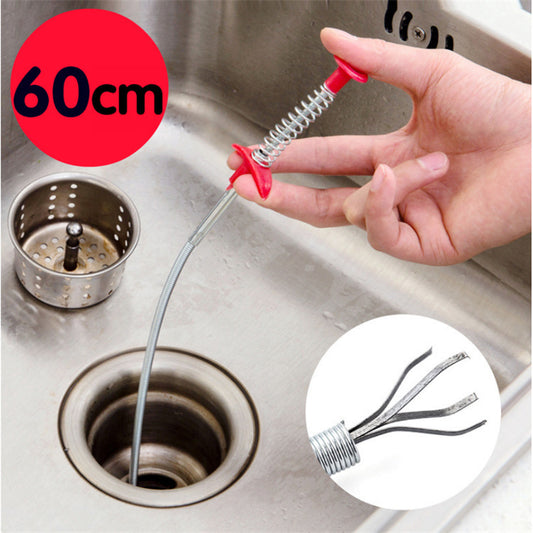 Best Drain Clog Remover & Hair Cleaner Spring Pipe - Lets Take It Now