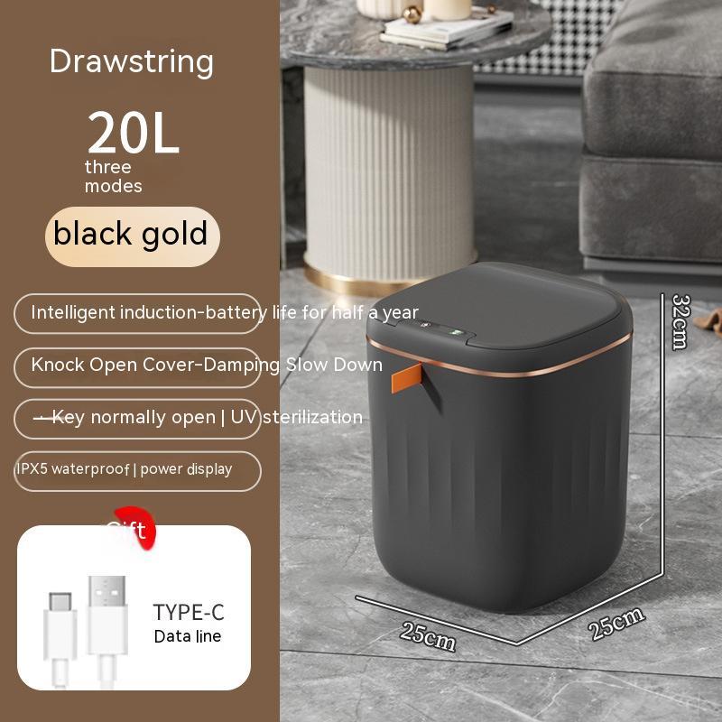 Smart Trash Can With Lid For Bedroom And Living Room - Lets Take It Now