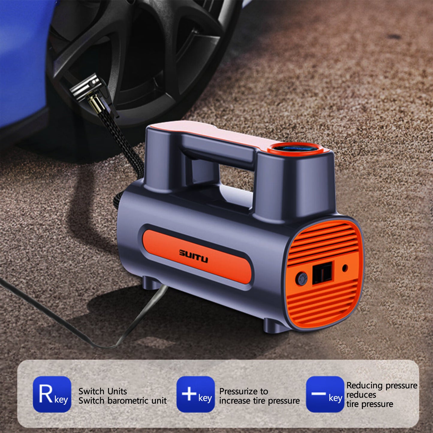 Best Portable Electric Auto Tire Inflator 12V DC Compressor - Lets Take It Now