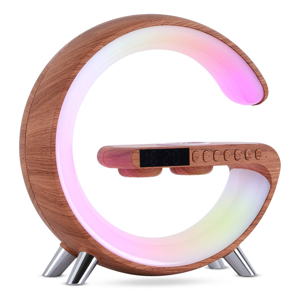 Best Smart G Shaped LED Lamp With Bluetooth Speaker & Wireless Charger - Lets Take It Now