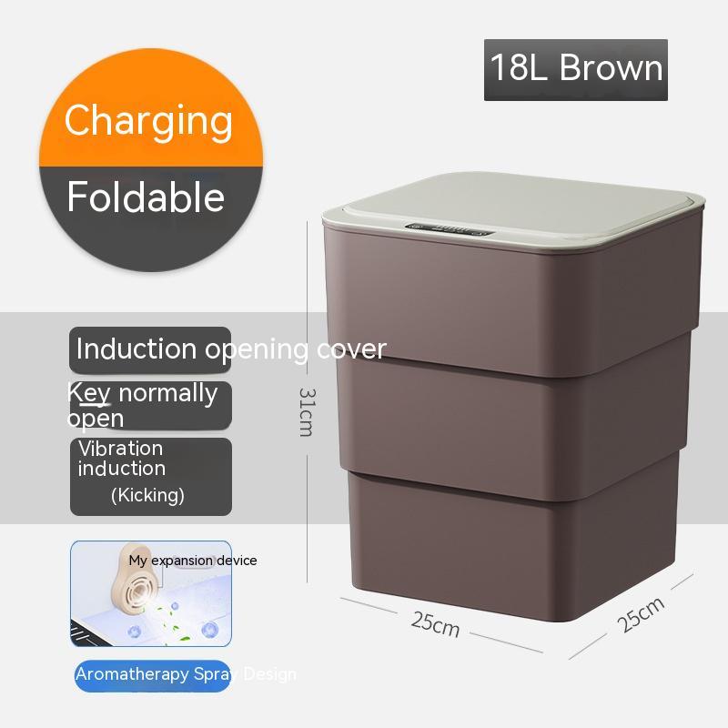 Smart Trash Can With Lid For Bedroom And Living Room - Lets Take It Now