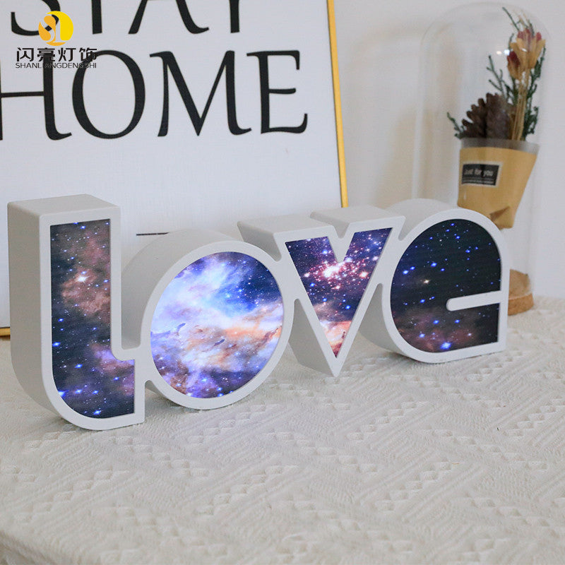 Valentines Day Decor LED LOVE Light For Bedroom - Lets Take It Now