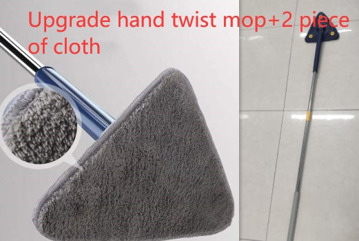 360 Extendable Triangle Rotatable Adjustable Cleaning Mop - Lets Take It Now