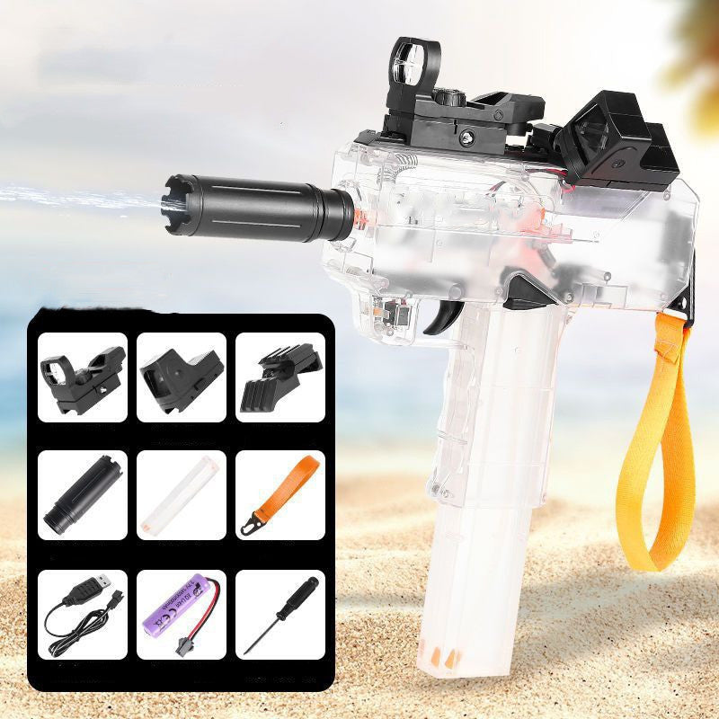 Fully Automatic Powerful Electric Burst Water Gun - Lets Take It Now