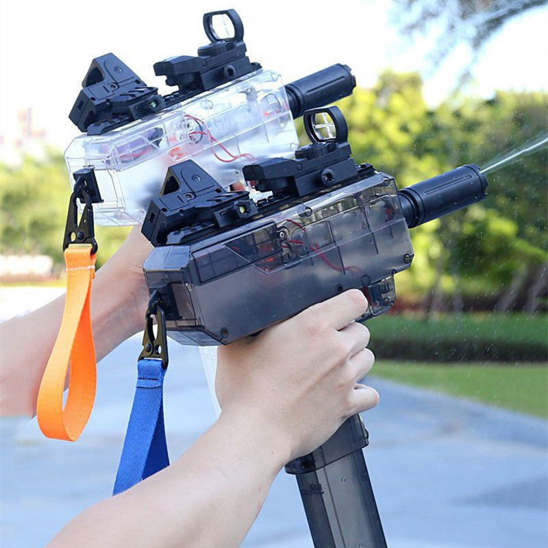 Fully Automatic Powerful Electric Burst Water Gun - Lets Take It Now