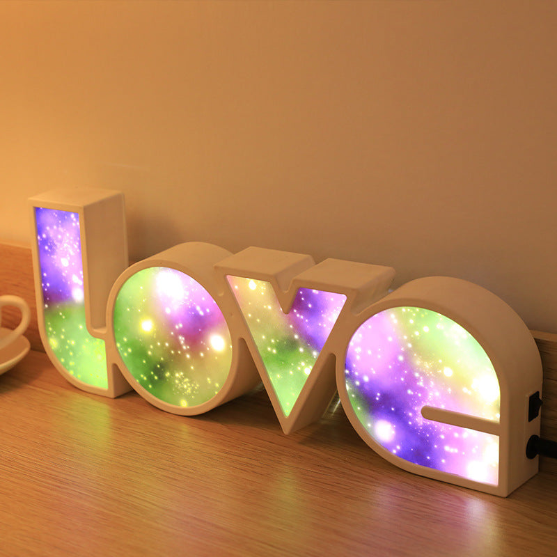 Valentines Day Decor LED LOVE Light For Bedroom - Lets Take It Now