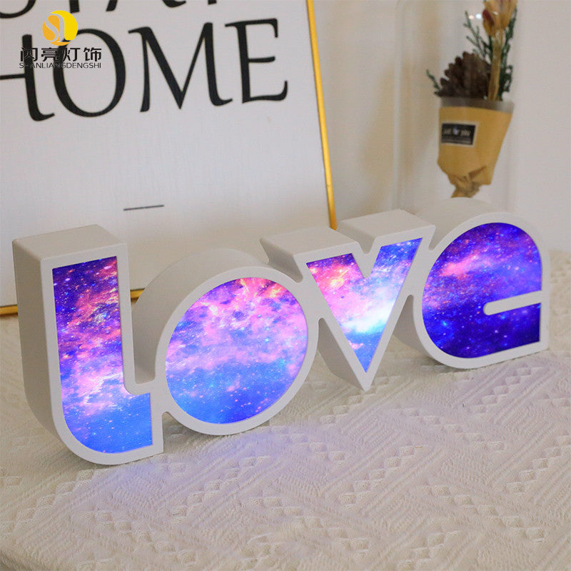 Valentines Day Decor LED LOVE Light For Bedroom - Lets Take It Now