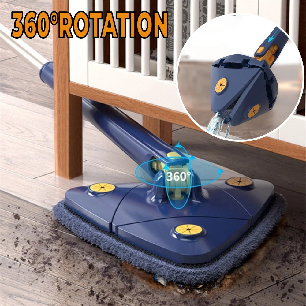 360 Extendable Triangle Rotatable Adjustable Cleaning Mop - Lets Take It Now